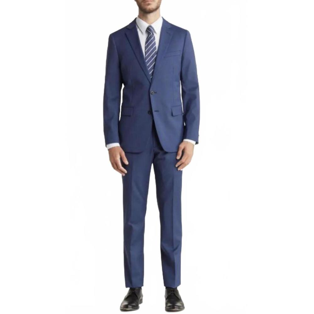 NEW ORIGINAL PENGUIN osman slim fit suit jacket in blue